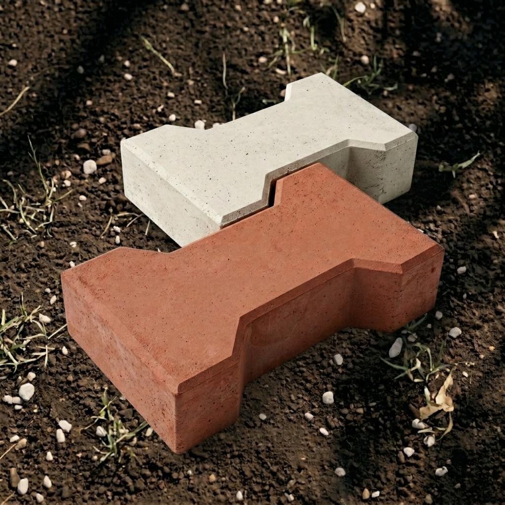 إنترلوك ناعم حرف I